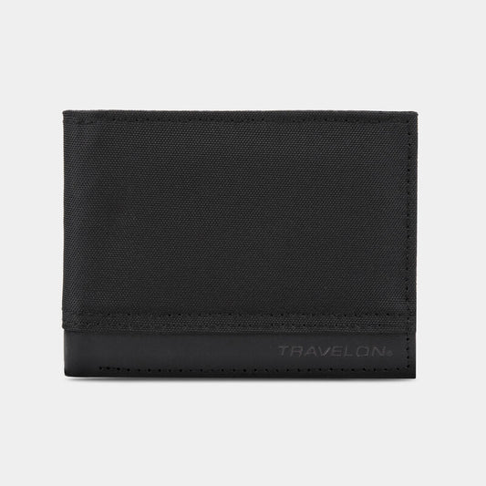 Travelon RFID Blocking Security Billfold Wallet Black