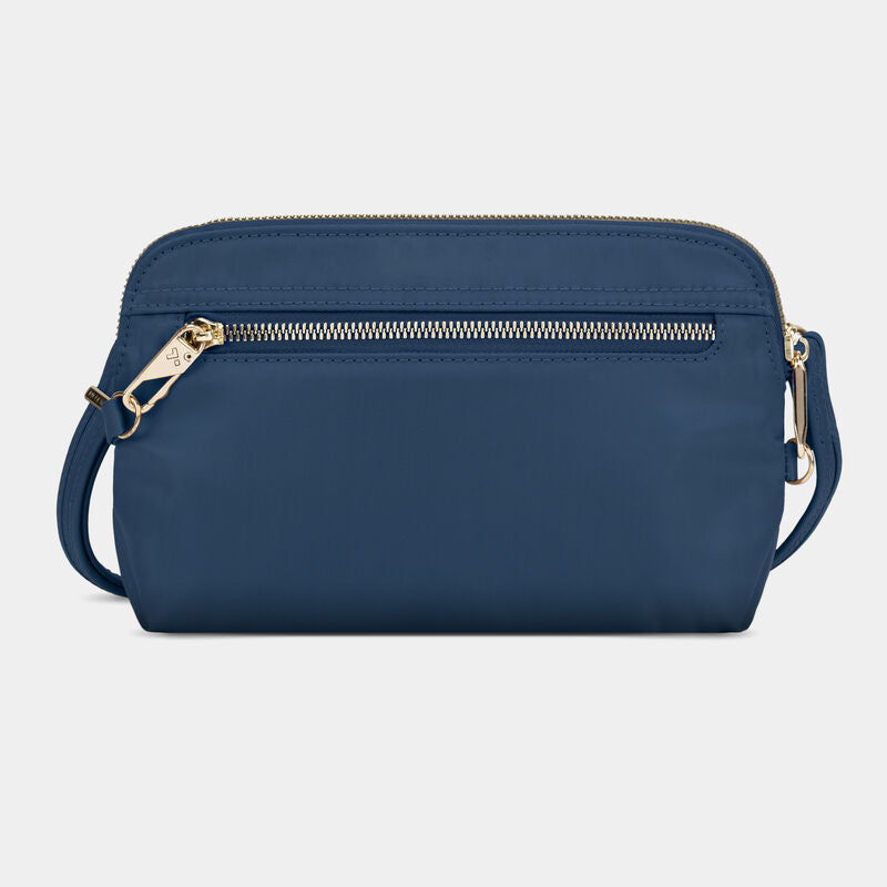 Travelon Anti-Theft RFID Tailored Convertible Crossbody Clutch Sapphire