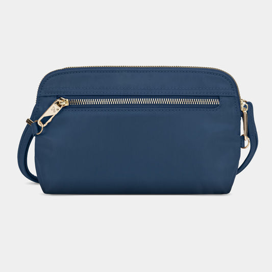 Travelon Anti-Theft RFID Tailored Convertible Crossbody Clutch Sapphire