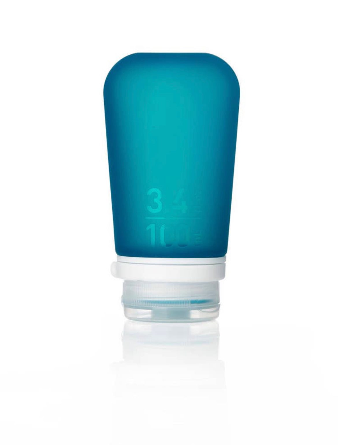 Humangear- 3.4 oz GoToob+ Silicone Toiletry 3-1-1 Bottle (LARGE)