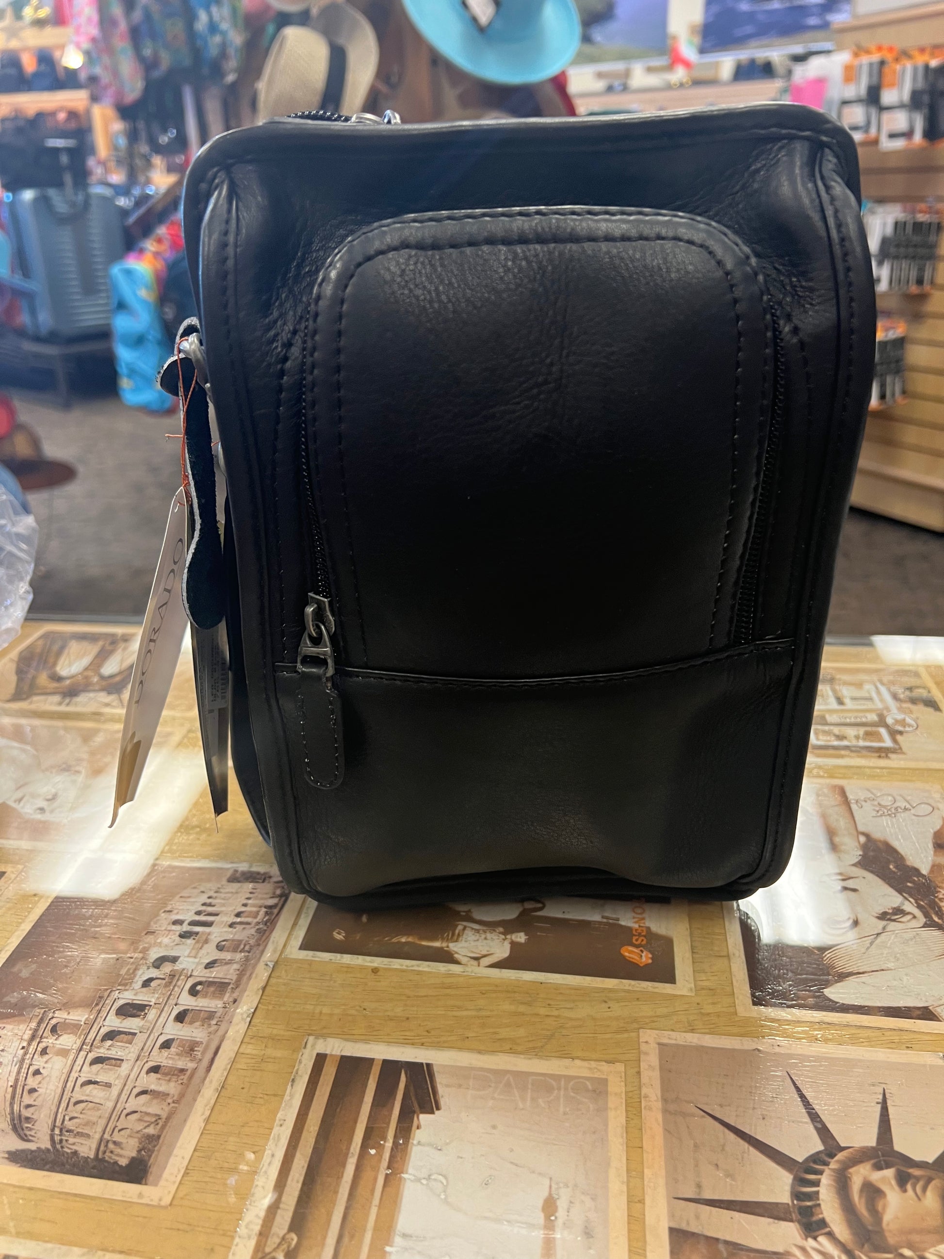 Leather Travel Tote