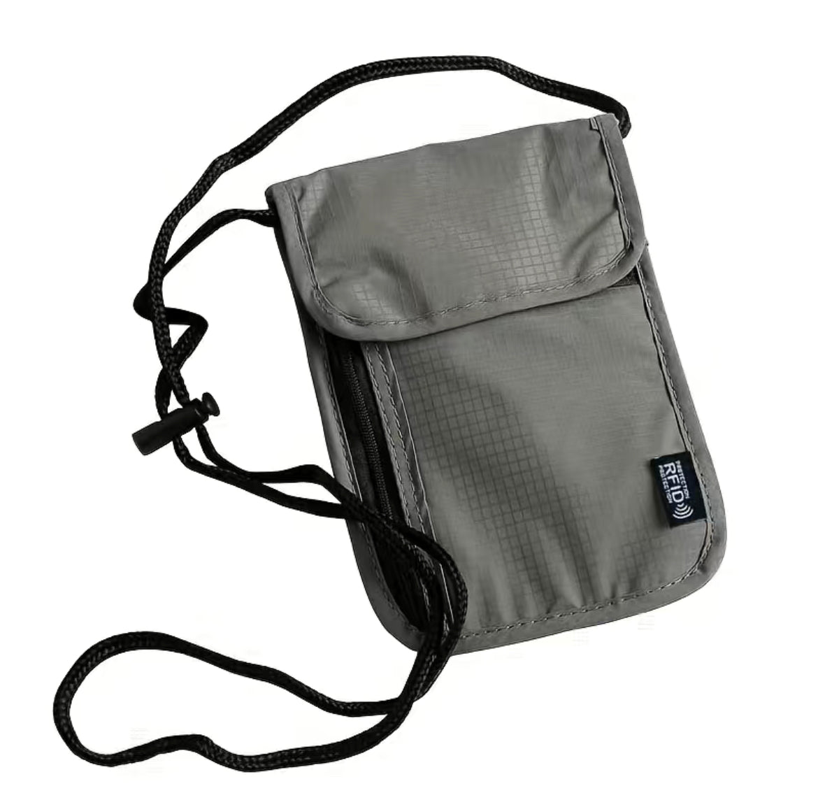 Anti-RFID Travel Neck Passport Bag