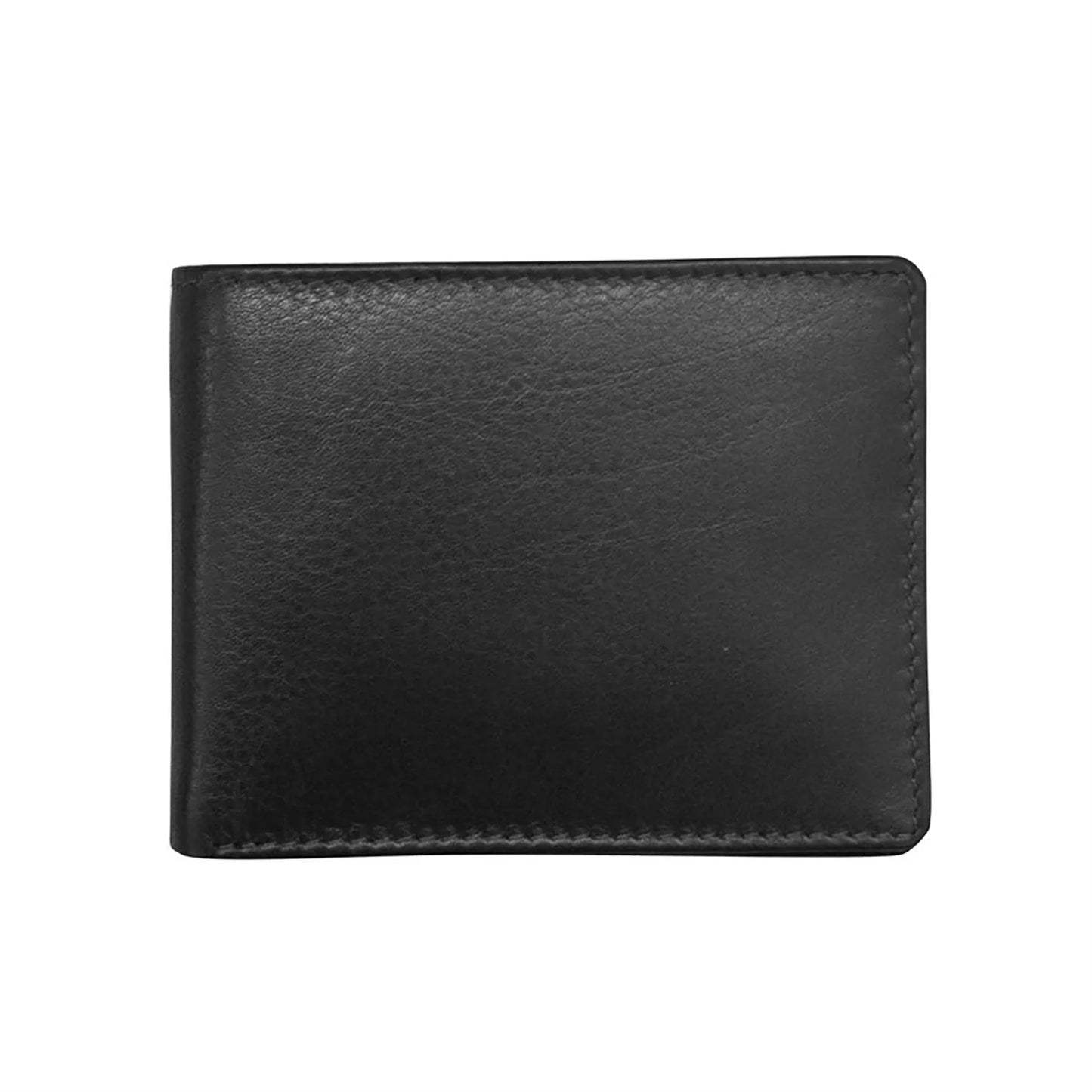 ili New York RFID Slim Bifold Wallet with Back I.D. Black