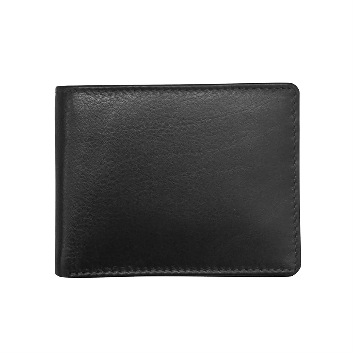 ili New York RFID Slim Bifold Wallet with Back I.D. Black