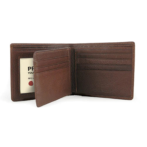 Osgoode Marley RFID Extra Page Bifold Leather Wallet- 1226 Espresso