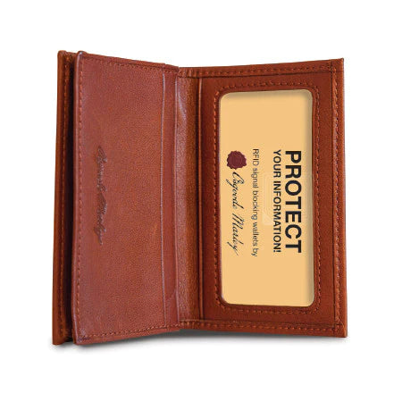 Osgoode Marley RFID Gusset Card Case Leather Wallet