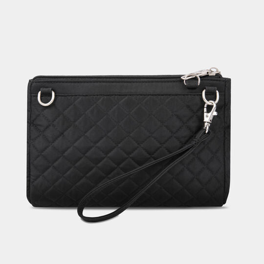 Travelon Anti-Theft Boho Clutch Crossbody with 5-Point Anti-Theft Protection