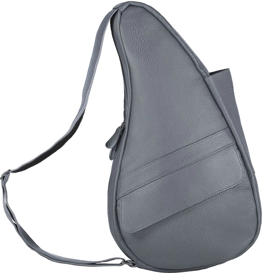 Ameribag 15" Healthy Back Bag Tote- Leather - Extra Small- 5102 Grey