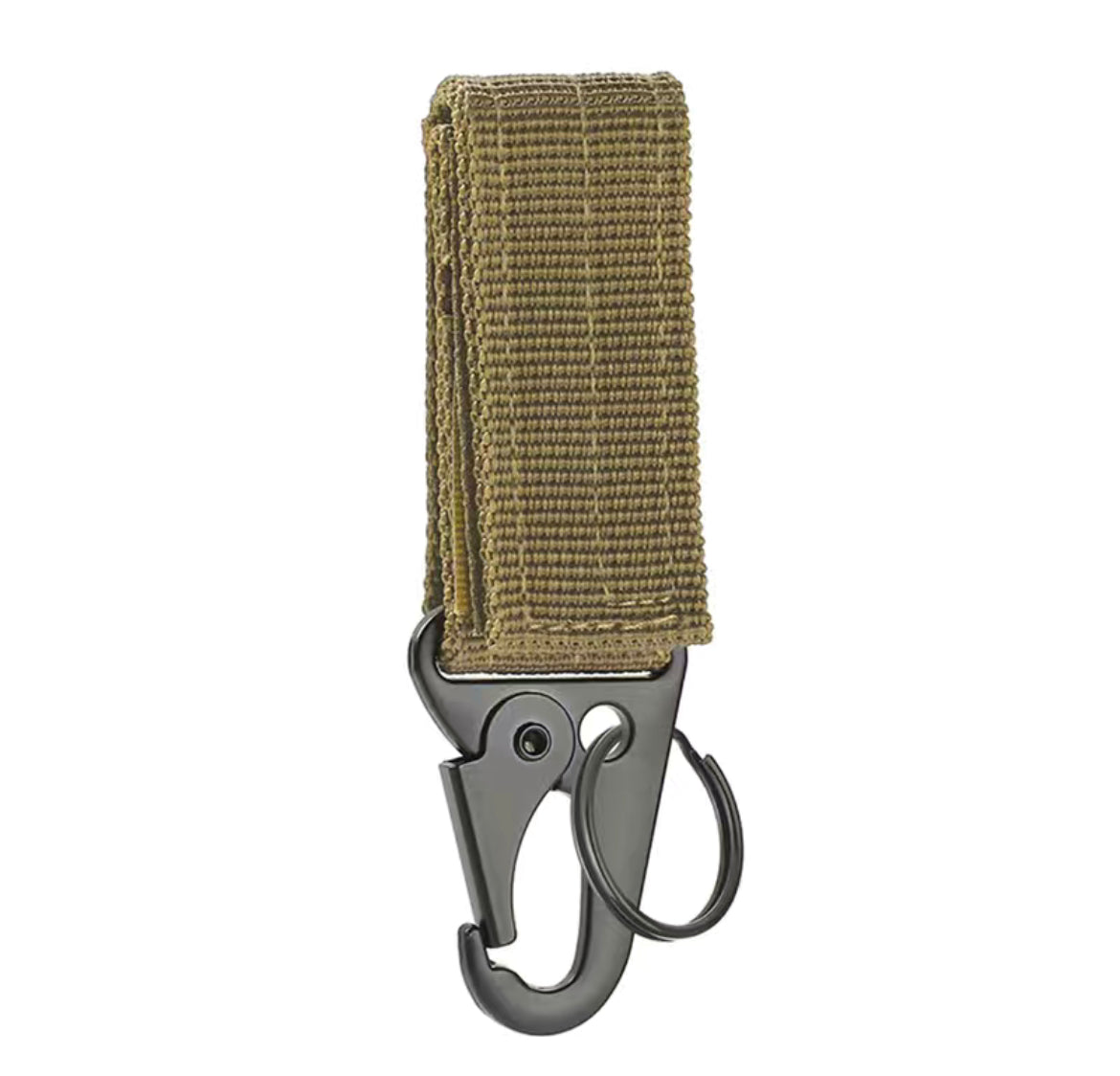 Velco Carabiner Strap Clip Olive
