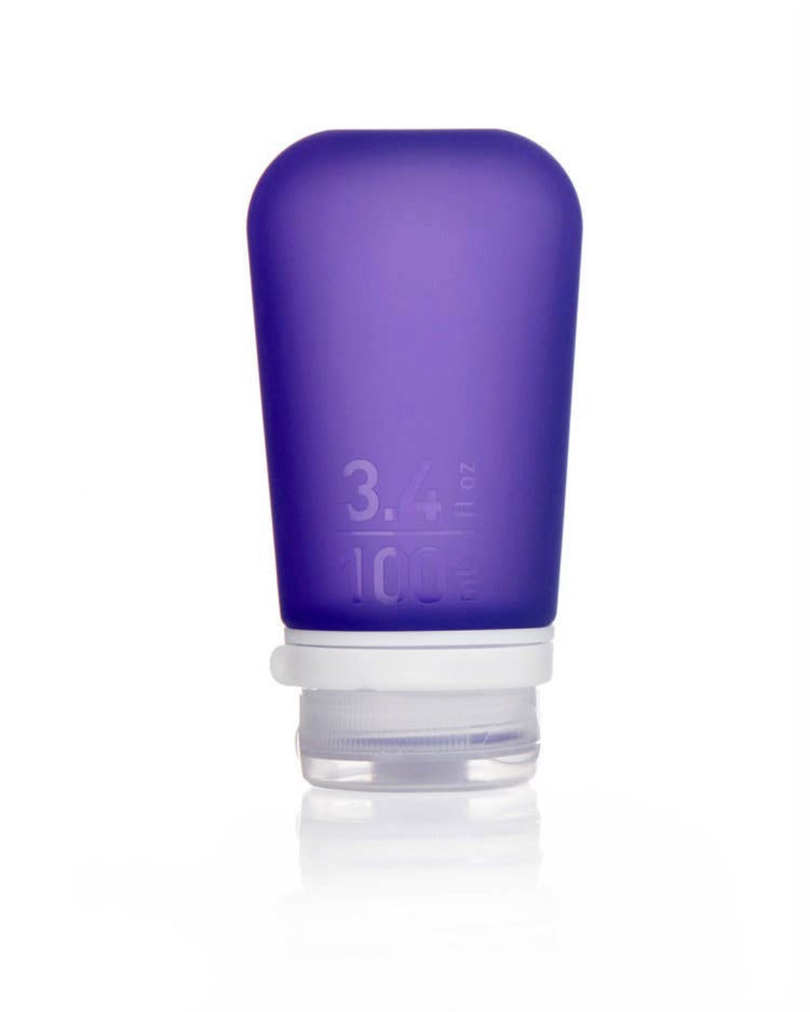 Humangear- 3.4 oz GoToob+ Silicone Toiletry 3-1-1 Bottle (LARGE)