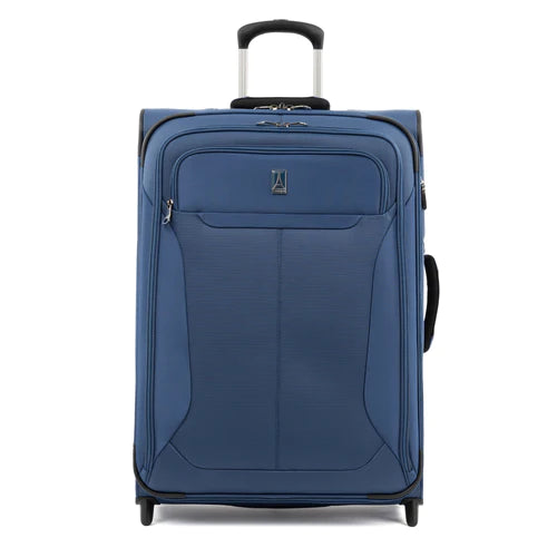 FINALSALE Travelpro TourLite 26" Medium Checked Softsided Expandable 2-Wheeled Suitcase- TP8008S26 Blue