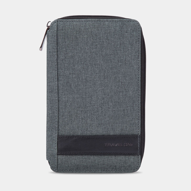 Travelon RFID Multi Passport Holder Wallet Slate