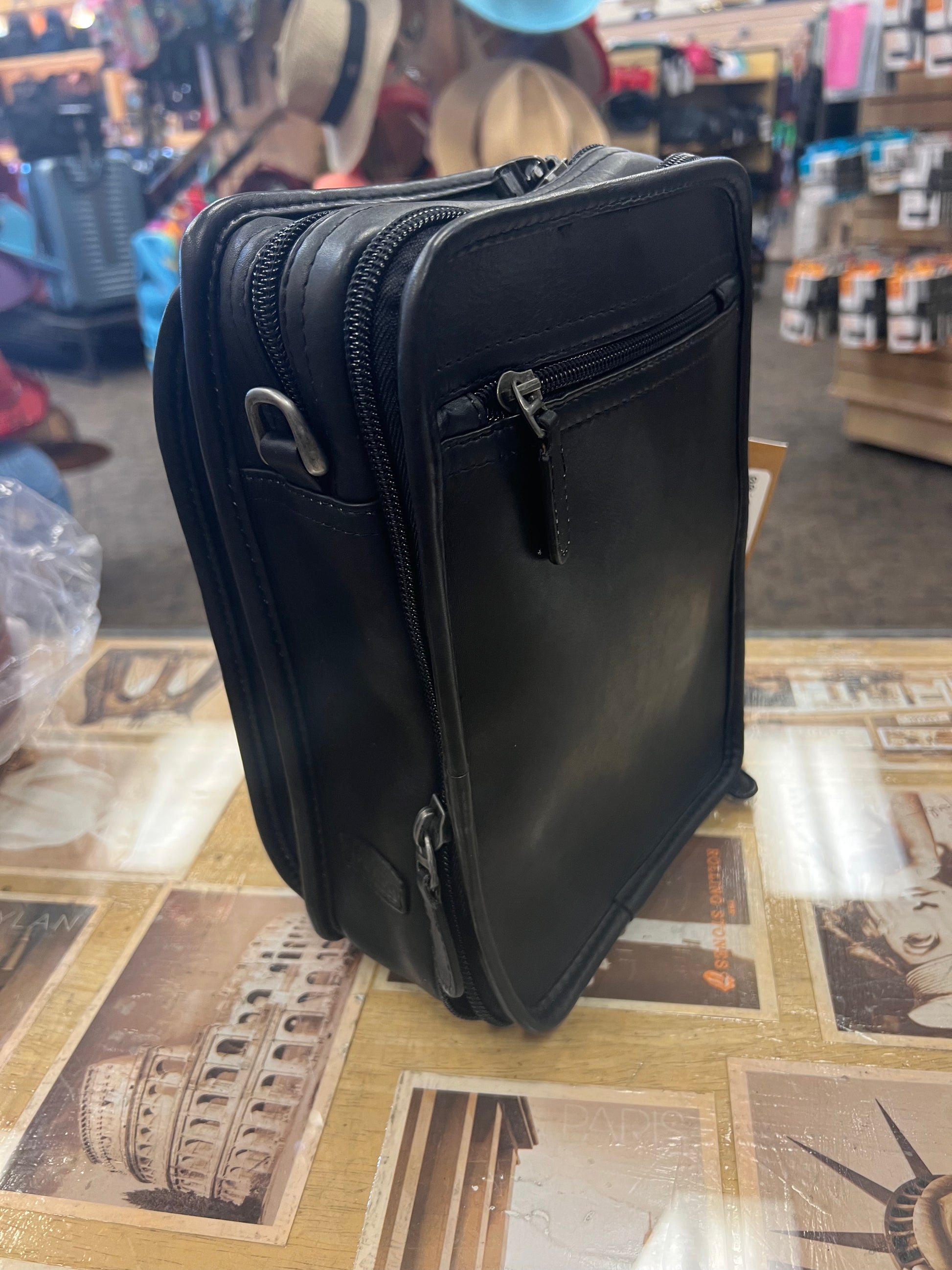 Leather Travel Tote