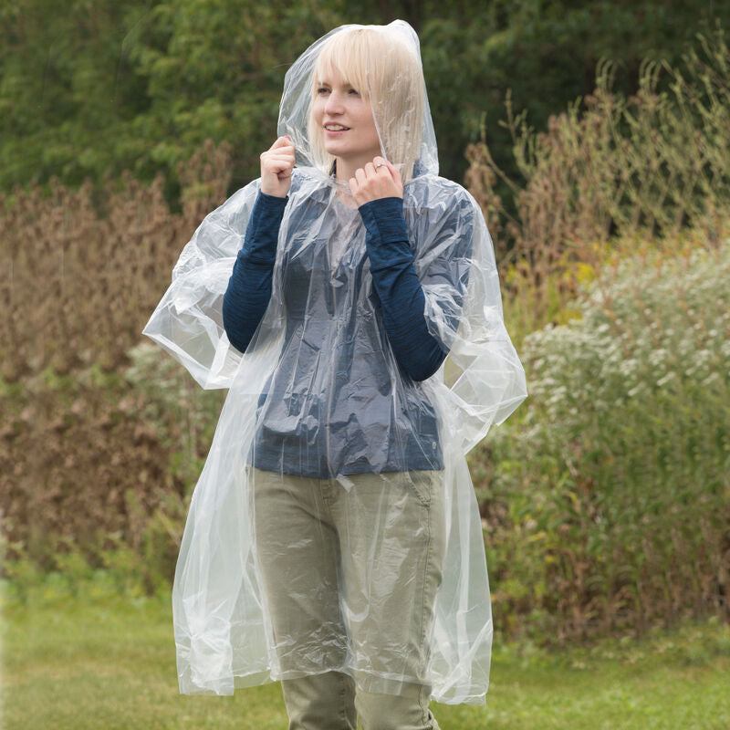 Travelon Emergency Rain Poncho Clear