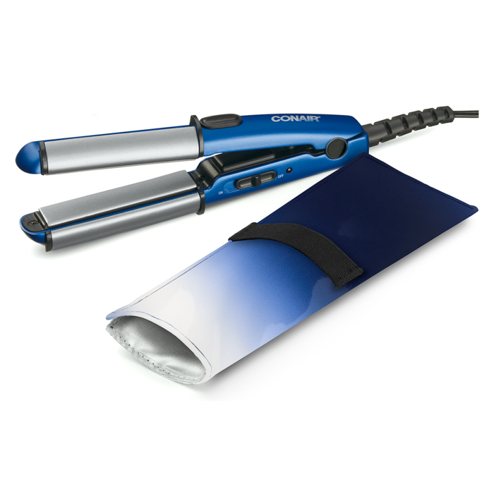 Conair® 2-in-1 Dual Voltage Ceramic Hair Straightener/Curling Iron