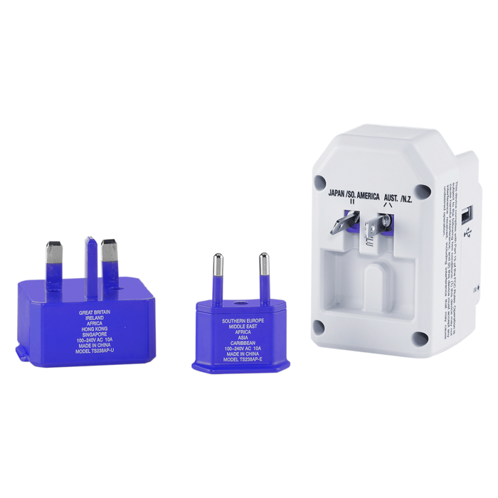 TravelSmart® by Conair All-in-One International Adapter with USB