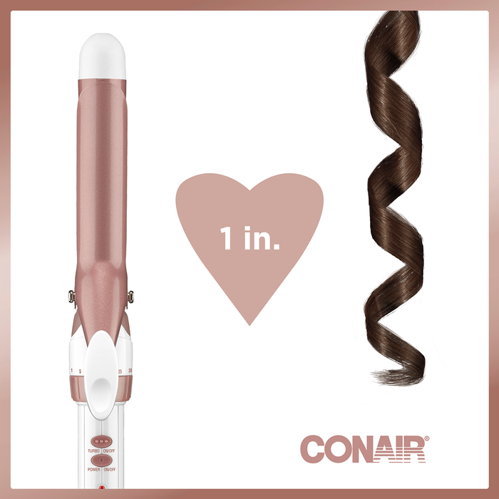 Conair® Double Ceramic 1-inch Dual Voltage Curling Iron