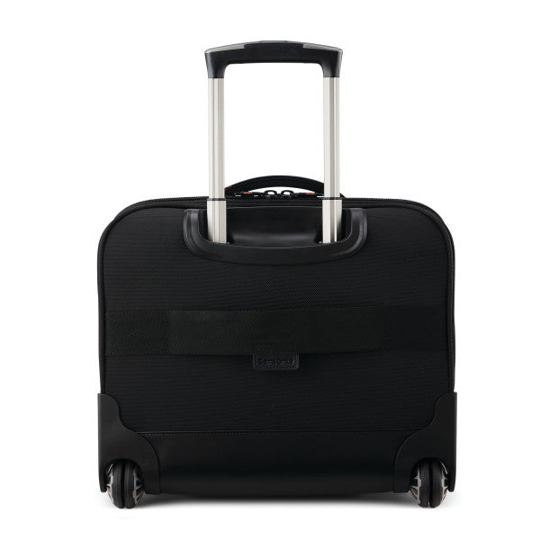 SAMSONITE PRO RFID Mobile Office 2-Wheeled Zippered Briefcase/Suitcase w/ trolley sleeve passthrough