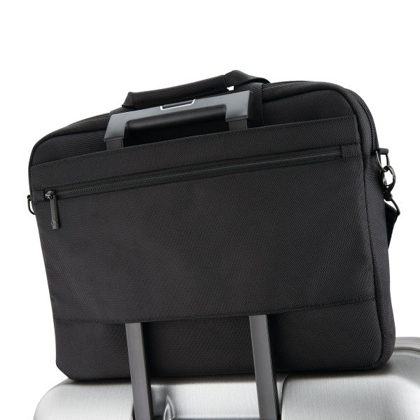 Samsonite CLASSIC 2 15.6” Shuttle RFID Zippered Briefcase w/ trolley sleeve passthrough