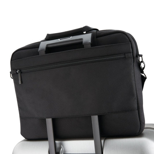 Samsonite CLASSIC 2 15.6” Shuttle RFID Zippered Briefcase w/ trolley sleeve passthrough