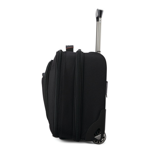 SAMSONITE PRO RFID Mobile Office 2-Wheeled Zippered Briefcase/Suitcase w/ trolley sleeve passthrough