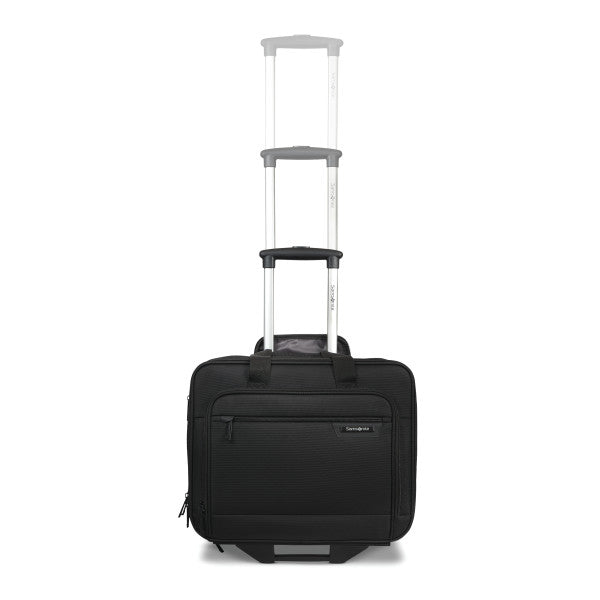 Samsonite CLASSIC 2, 2-Wheeled Zippered Briefcase w/ trolley sleeve passthrough