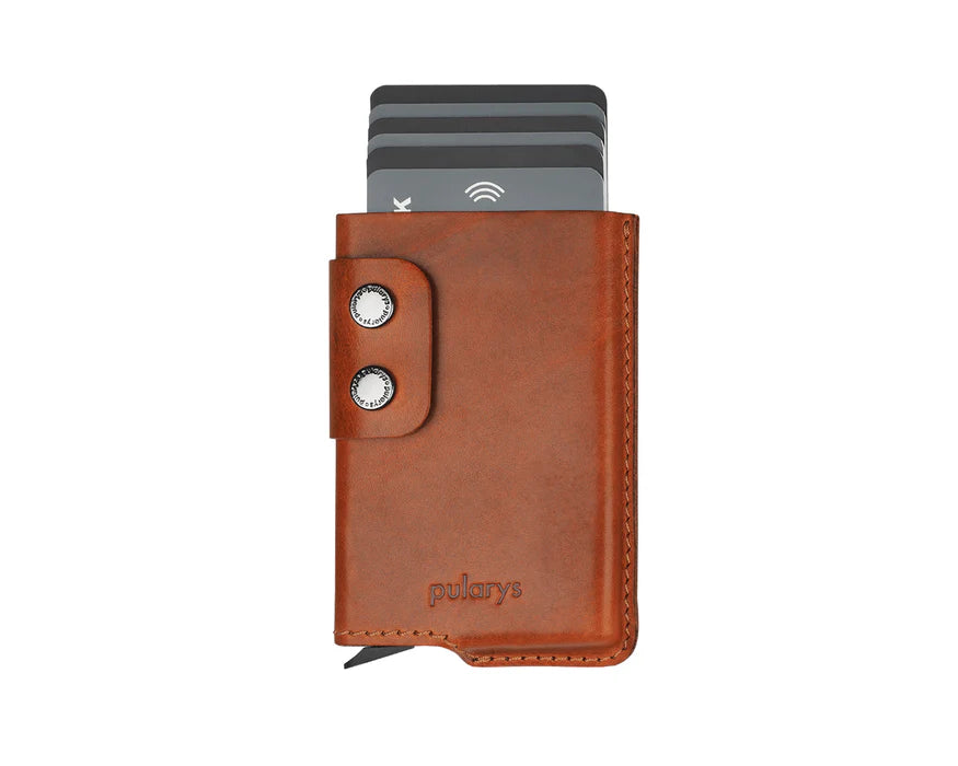Pularys - FUNKY RFID Wallet Cognac