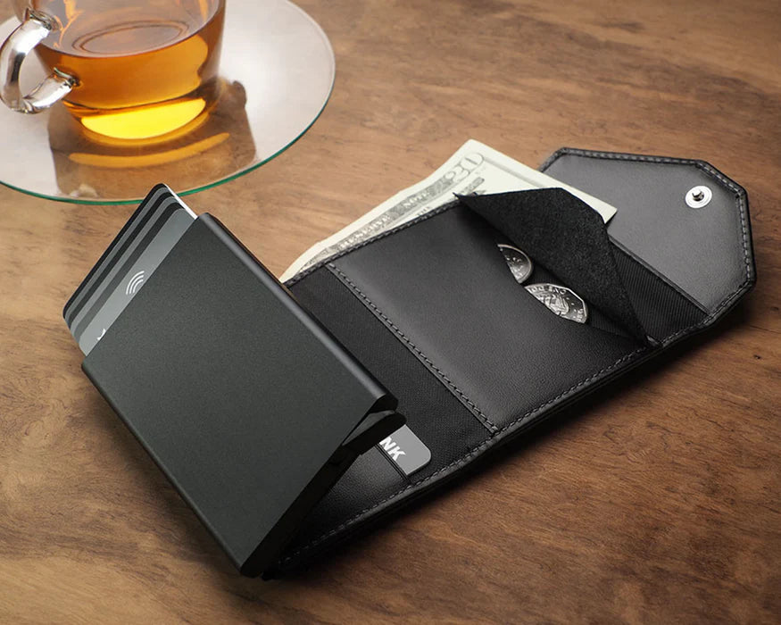 Retro 51 Pularys - RAVEN RFID Wallet- Italia Leather