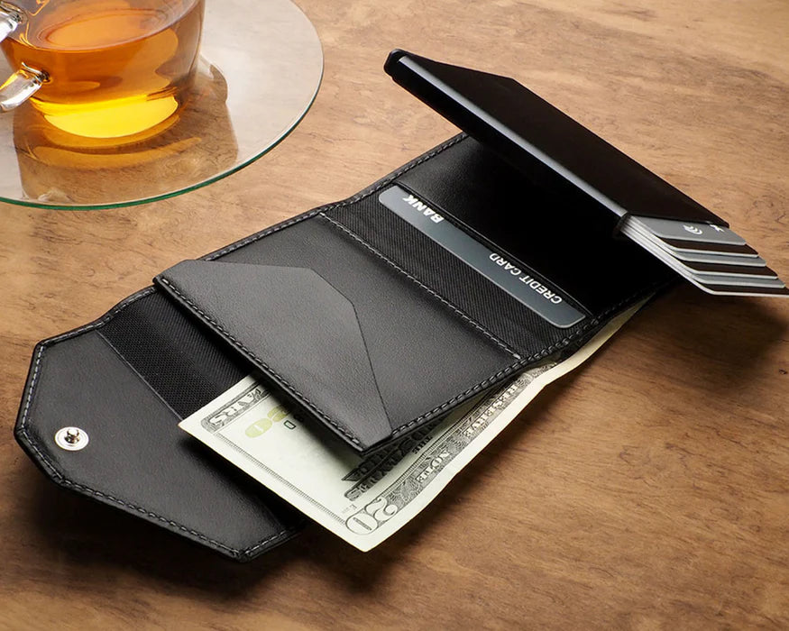 Retro 51 Pularys - RAVEN RFID Wallet- Italia Leather