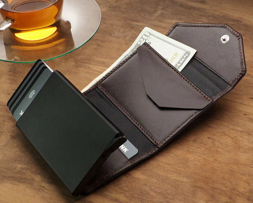Retro 51 Pularys - RAVEN RFID Wallet- Italia Leather