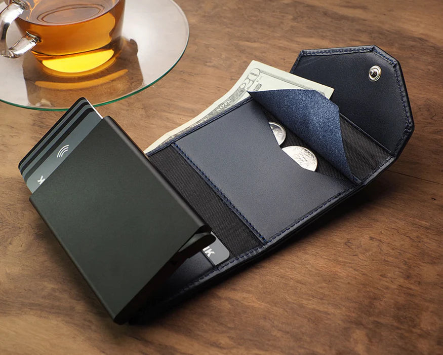 Retro 51 Pularys - RAVEN RFID Wallet- Italia Leather