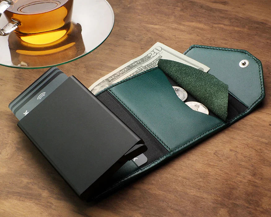 Retro 51 Pularys - RAVEN RFID Wallet- Italia Leather