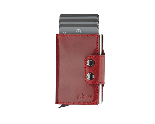 Pularys - BELLAGIO RFID Wallet - Nomad Leather Red