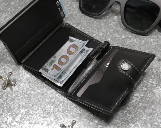 Pularys Modern Traveler Wallet Black