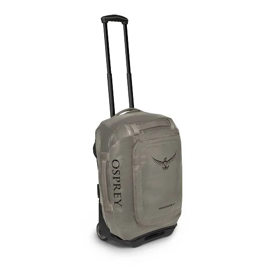 Osprey Transporter® 2-Wheeled Duffel 40L Carry-On Concrete Tan