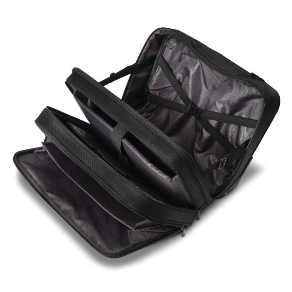 Samsonite CLASSIC 2, 2-Wheeled Zippered Briefcase w/ trolley sleeve passthrough