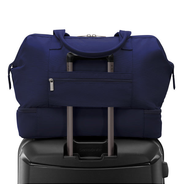 Samsonite COMPANION BAGS Drop Bottom Weekender Laptop Duffle w/ trolley sleeve passthrough