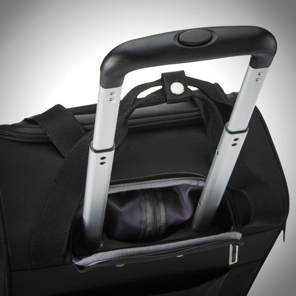 Samsonite Softside Underseat Spinner w/ USB Port and trolley sleeve passthrough