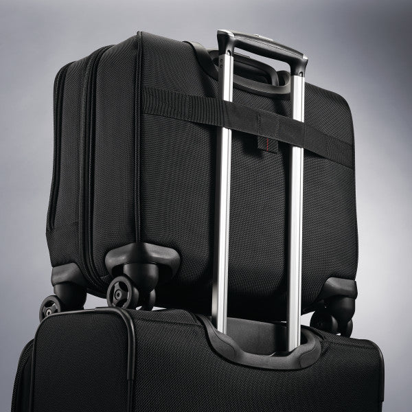 Samsonite XENON 3.0 Mobile Office Zippered Briefcase Spinner w/ trolley sleeve passthrough
