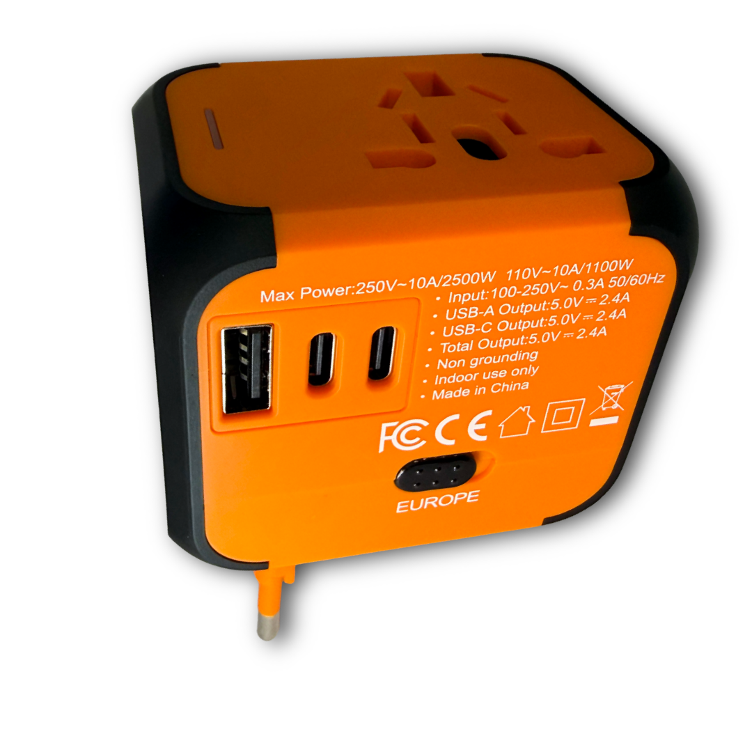 Lieber's Luggage® Ultimate International Travel Adapter