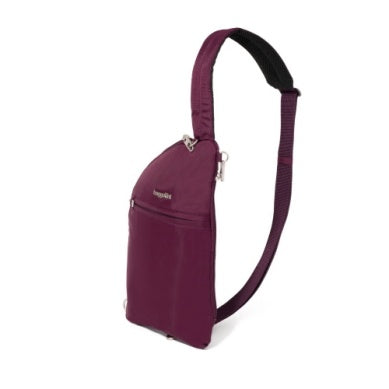 Baggallini Securtex Anti-Theft Half Moon Crossbody/Sling