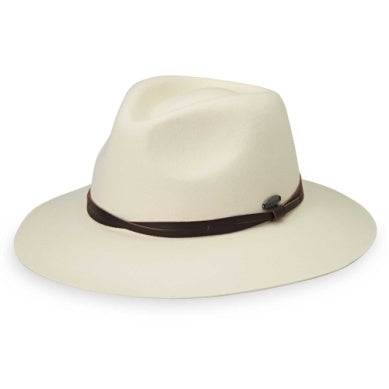 Wallaroo Packable Hat - Aspen UPF 50+ Winter White Medium