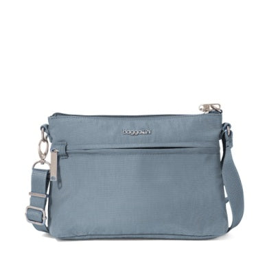 Baggallini Securtex® Anti-Theft Memento RFID Crossbody Bag Mist