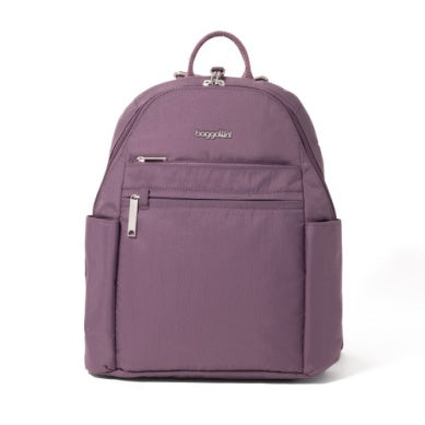 Baggallini Securtex® Anti-Theft Vacation RFID Backpack Misty Purple
