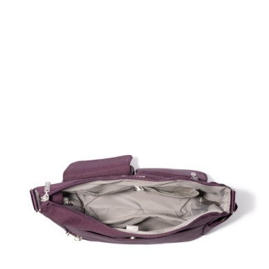 Baggallini Modern Everywhere Hobo Crossbody w/ Trolley Sleeve & RFID Wristlet Wallet