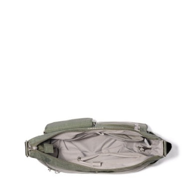 Baggallini Modern Everywhere Hobo Crossbody w/ Trolley Sleeve & RFID Wristlet Wallet