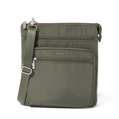 Baggallini Out And About RFID Crossbody Thyme
