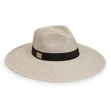 Wallaroo Packable Hat- Carkella Kerrigan UPF 50+ Kerrigan-Ivory Black