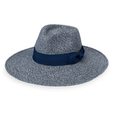Wallaroo Packable Hat- St Lucia UPF 50+ St. Lucia-Navy Combo