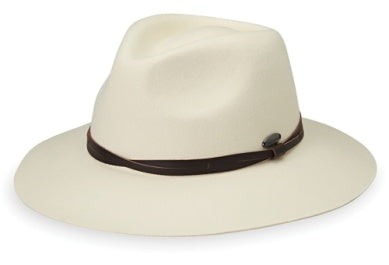 Wallaroo Packable Hat - Petite Aspen UPF 50+ Winter White XS S